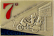 Fidenza motorcycle rally badge from Jean-Francois Helias