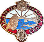 FIM Rallye motorcycle rally badge