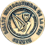 FIM Rallye motorcycle rally badge from Jean-Francois Helias