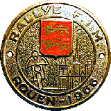 FIM Rallye motorcycle rally badge from Jean-Francois Helias