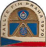 FIM Rallye motorcycle rally badge