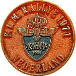 FIM Rallye motorcycle rally badge from Jean-Francois Helias