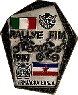 FIM Rallye motorcycle rally badge from Jean-Francois Helias
