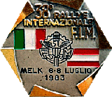 FIM Rallye motorcycle rally badge from Jean-Francois Helias