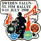 FIM Rallye motorcycle rally badge from Jean-Francois Helias