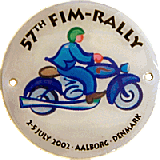FIM Rallye motorcycle rally badge from Ken Horwood