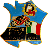 FIM Rallye motorcycle rally badge from Jean-Francois Helias