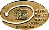 FIM Rallye motorcycle rally badge from Jean-Francois Helias