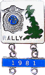 FIM Motocamp motorcycle rally badge from Jean-Francois Helias