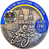 FIM Meritum motorcycle rally badge from Jean-Francois Helias