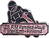 FIM Meritum motorcycle rally badge from Jean-Francois Helias