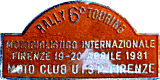 Firenze motorcycle rally badge from Jean-Francois Helias