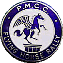 Flying Horse motorcycle rally badge