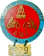 Fontenay-aux-Roses motorcycle rally badge from Jean-Francois Helias