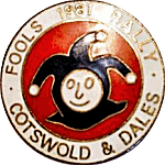 Fools motorcycle rally badge from Jean-Francois Helias