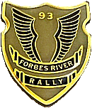Forbes River motorcycle rally badge from Jean-Francois Helias