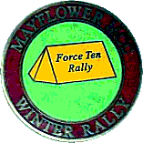 Force Ten motorcycle rally badge from Ted Trett