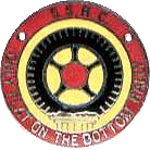 Only Flat On The Bottom motorcycle rally badge from Jan Heiland