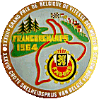 Francorchamps motorcycle race badge from Jean-Francois Helias