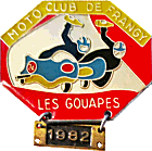Frangy motorcycle rally badge from Jean-Francois Helias