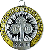 Frozen Nuts motorcycle rally badge from Jean-Francois Helias