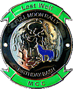 Full Moon motorcycle rally badge from Jean-Francois Helias