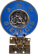 Gien motorcycle rally badge from Jeff Laroche