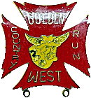 Golden West Country motorcycle run badge from Jean-Francois Helias