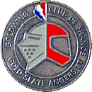 Gold Wing Angers motorcycle rally badge from Jean-Francois Helias