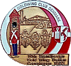 Gold Wing Denmark motorcycle rally badge from Jean-Francois Helias