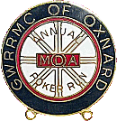 Gold Wing RRMC of Oxnard Poker motorcycle run badge from Jean-Francois Helias