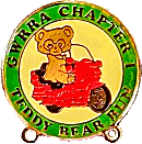 Gold Wing RRA Teddy Bear motorcycle run badge from Jean-Francois Helias