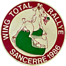 Gold Wing Sancerre motorcycle rally badge from Jean-Francois Helias