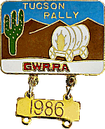 Gold Wing Tucson motorcycle rally badge from Jean-Francois Helias
