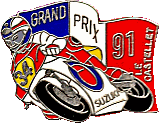 GP de France motorcycle race badge from Jean-Francois Helias