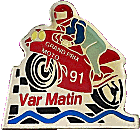 GP de France motorcycle race badge from Jean-Francois Helias