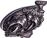 GP de France motorcycle race badge from Jeff Laroche