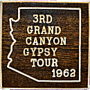 Grand Canyon Gypsy Tour motorcycle run badge from Jean-Francois Helias