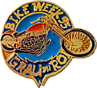 Grau du Roi motorcycle rally badge from Jean-Francois Helias