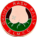 Gravel Rash motorcycle rally badge from Jean-Francois Helias