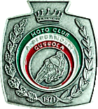 Gussola motorcycle rally badge from Jean-Francois Helias