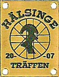 Halsinge motorcycle rally badge from Hans Veenendaal