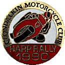 Harp motorcycle rally badge from Keith  Williams