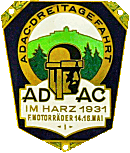 Harz motorcycle rally badge from Jean-Francois Helias