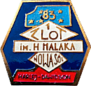 HD Nowa Sol motorcycle rally badge from Jean-Francois Helias