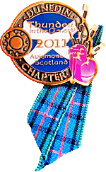 HD Thunder in the Glens motorcycle rally badge from Jean-Francois Helias