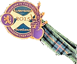 HD Thunder In The Glens motorcycle rally badge from Jean-Francois Helias