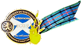 HD Thunder In The Glens motorcycle rally badge from Jean-Francois Helias