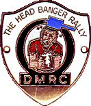 Head Banger motorcycle rally badge
