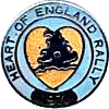 Heart Of England motorcycle rally badge from Les Hobbs